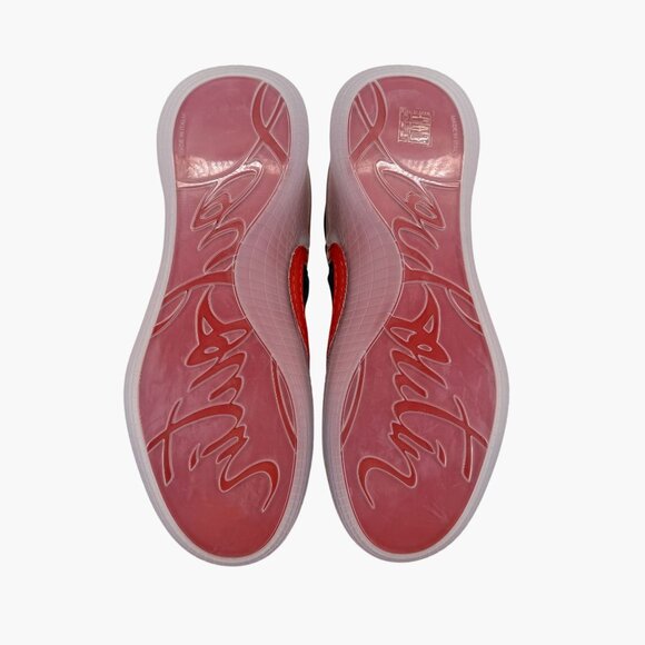 Christian Louboutin Arpoador Drawstring Sneakers Blue Suede Size 39 US 9 Women's - Picture 4 of 16